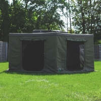 Markýzový stan pro HEX 270° 2,5m - strana spolujezdce - zelená